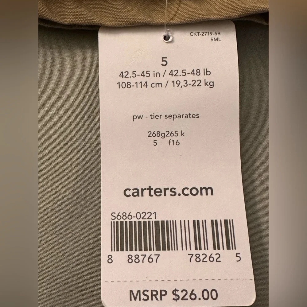 Carters brand new